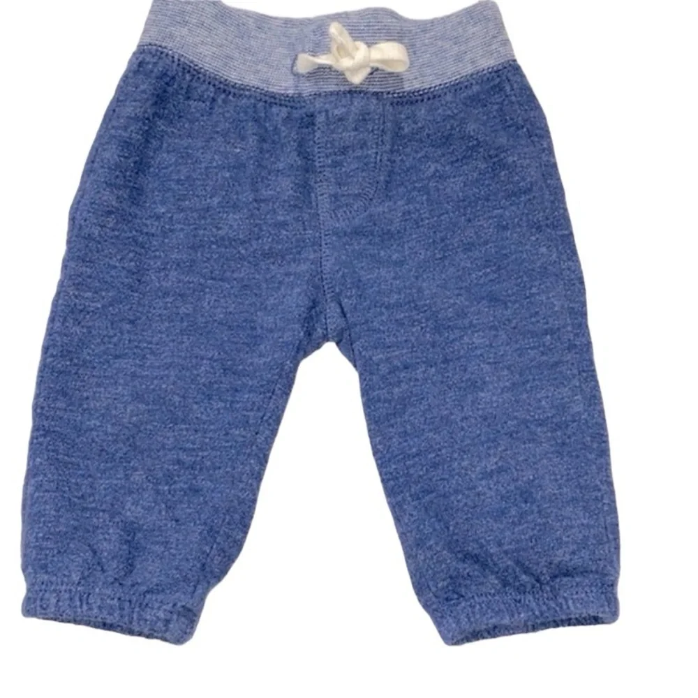 Gap blue jogger sweatpants size 3-6 months